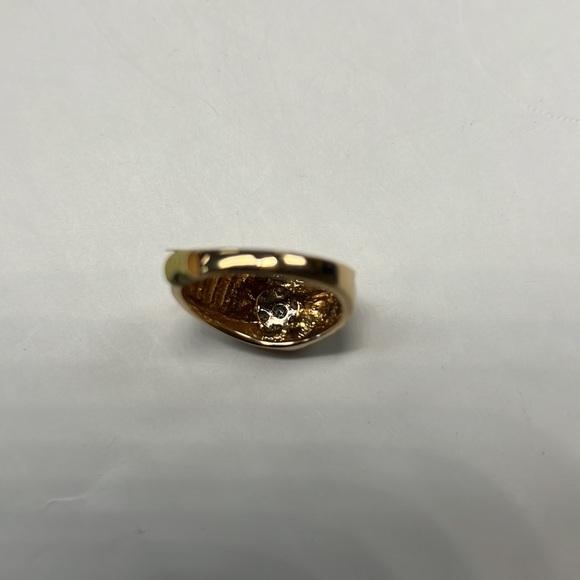 Diamonds 14K Solid Gold Ring - Picture 5 of 6